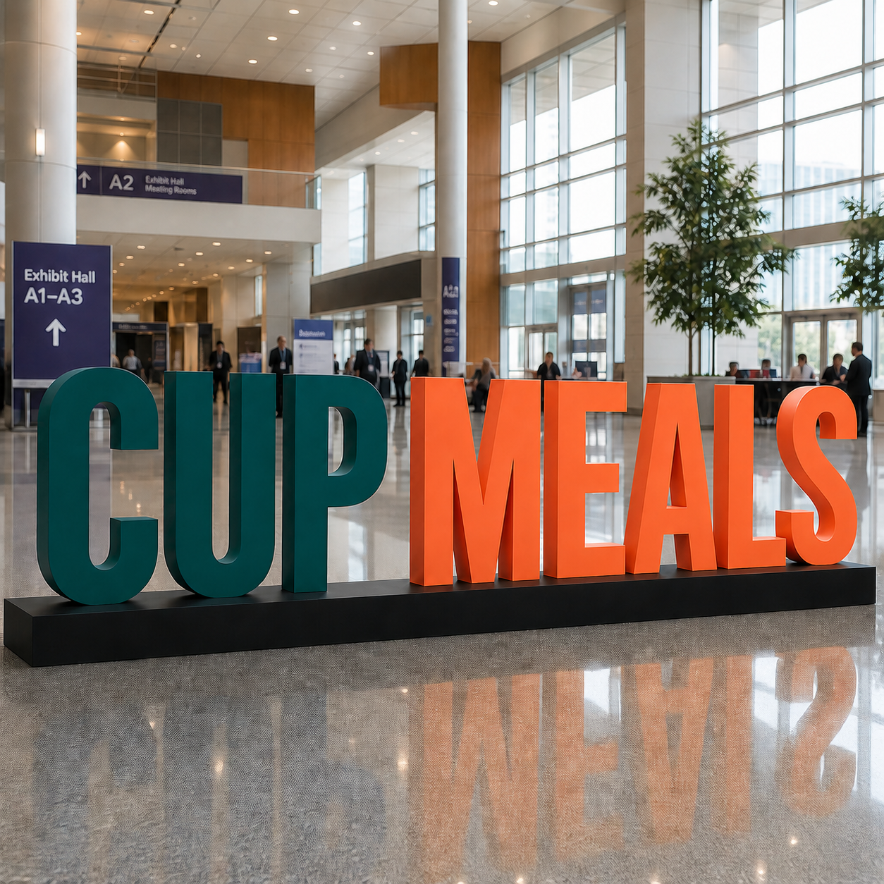 8 inch, Custom Giant Letters – Indoor Freestanding Display