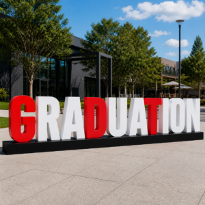 16" Custom Giant Letters – Freestanding for Indoor, Outdoor & Table Use