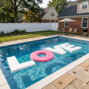 Custom Hard Styrofoam Letters – 1" Thick Wall Décor & Floating Pool Letters