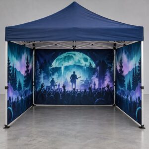 Custom Concert Canopy Wall Graphics product example