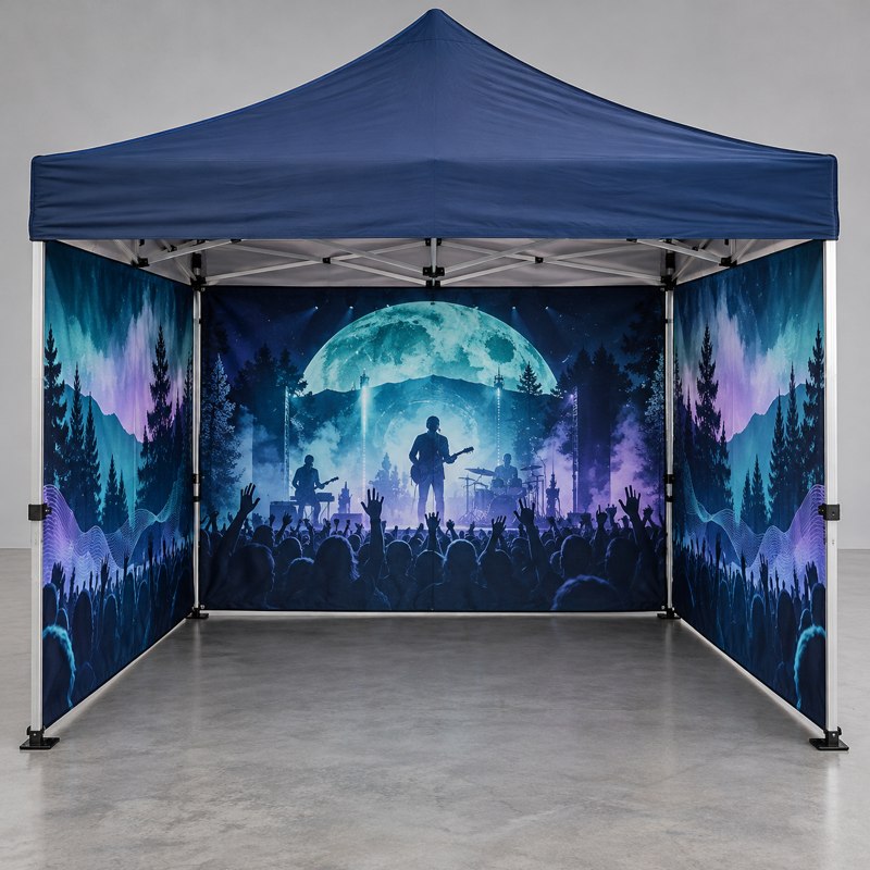 Custom Concert Canopy Wall Graphics product example