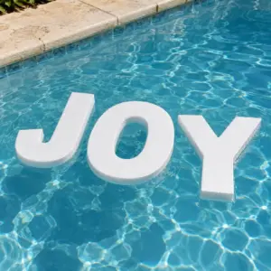 18-inch White Floating Pool Letters