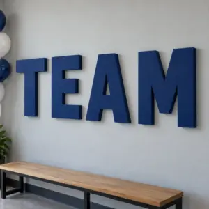 24-inch Navy Blue Wall Letters