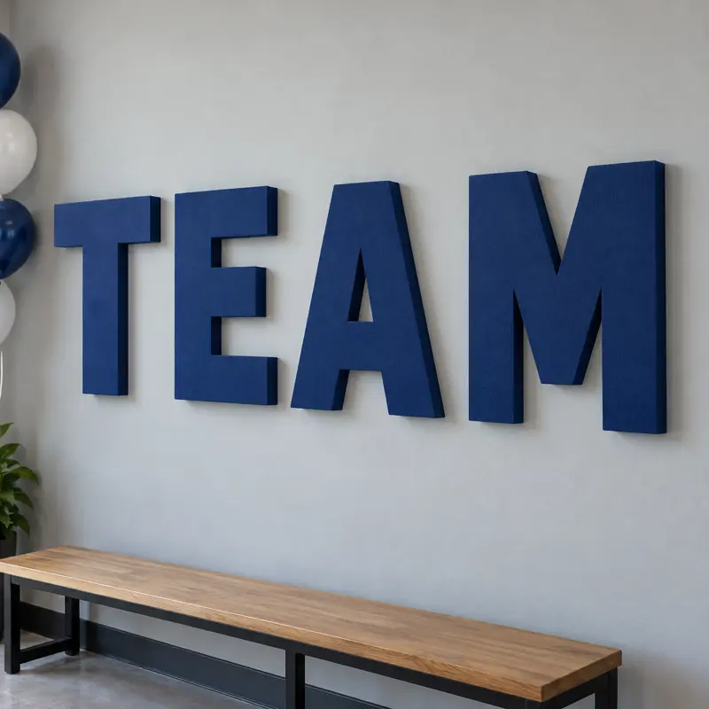 24-inch Navy Blue Wall Letters