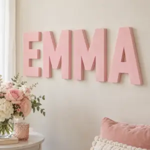 18-inch Blush Pink Wall Letters