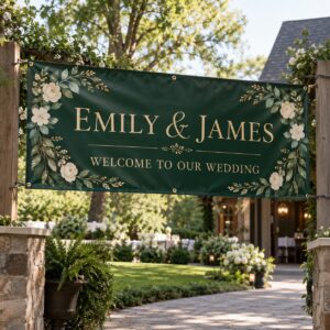 custom Wedding Banners illustrative customer design