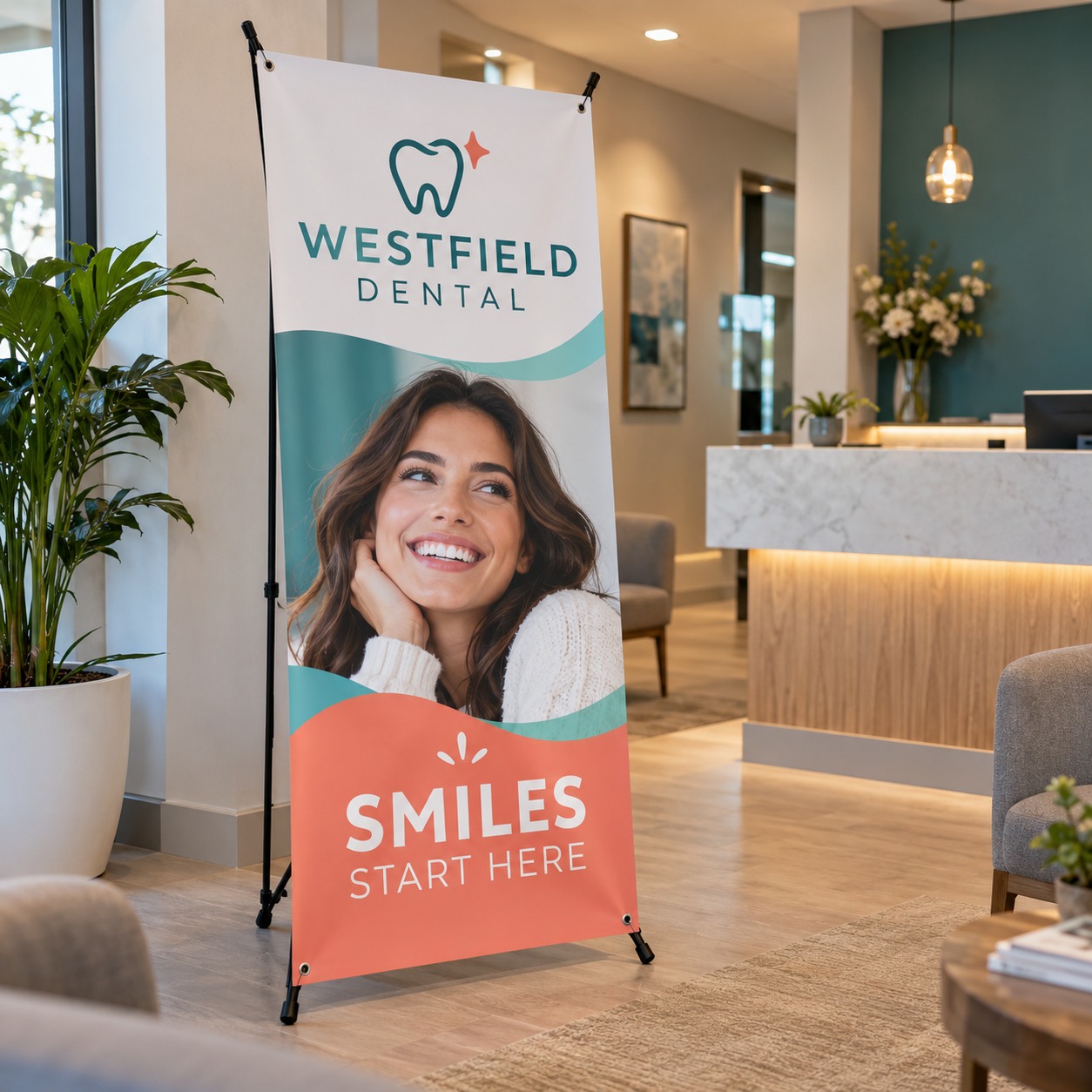 X-Banners with Stand illustrative customer design