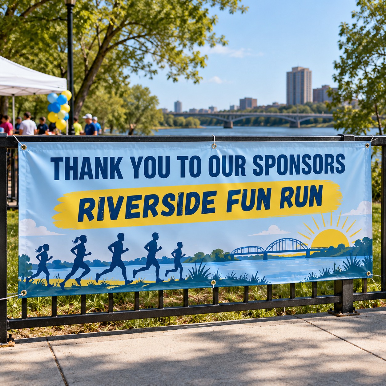 Sponsor Banners illustrative customer design