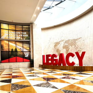 LEGACY corporate event letters - real event reference photo