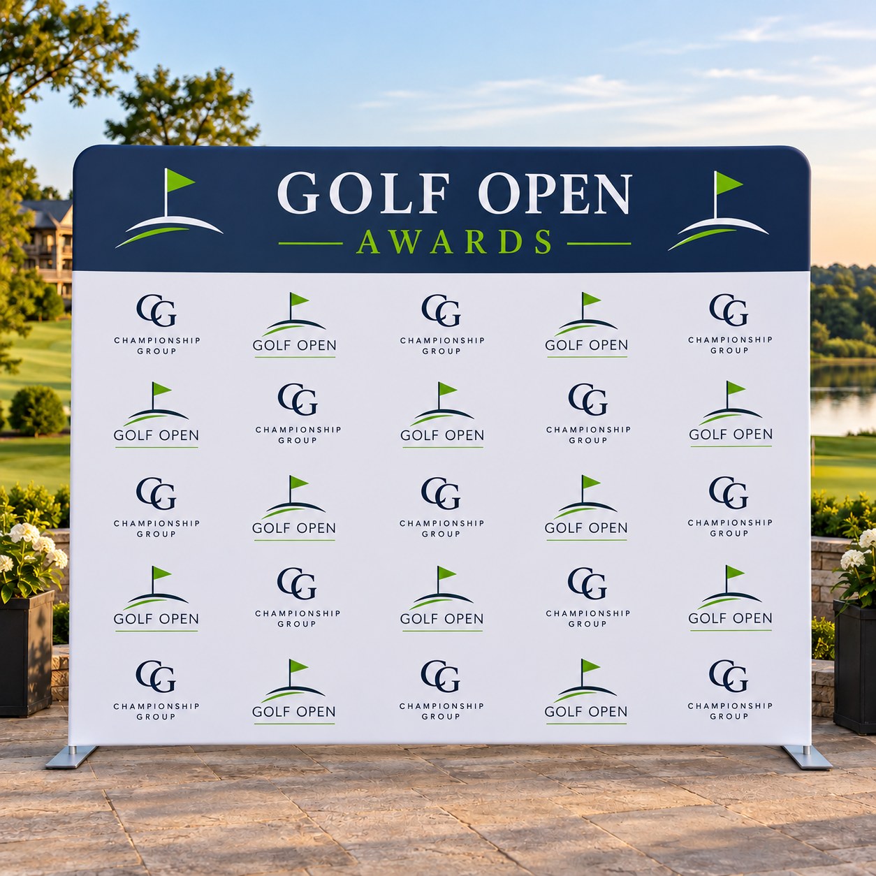 Custom Sports Awards Tension Fabric Backwalls