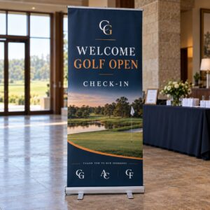 Custom Sports Event Retractable Banners
